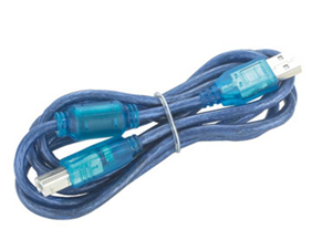 USB A公-USB B公（透明带磁环）